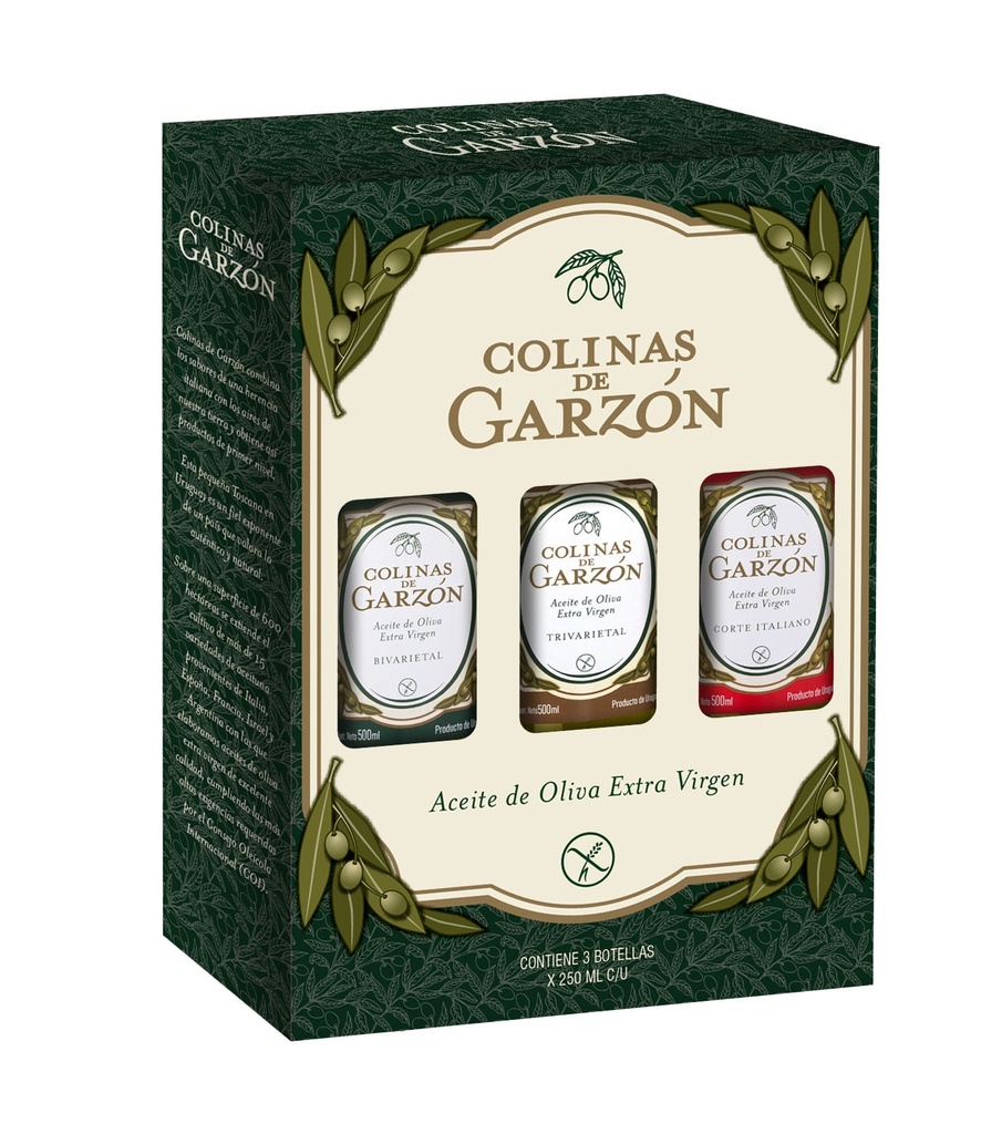 Aceite de oliva extra virgen Colinas de Garzón Gift Pack