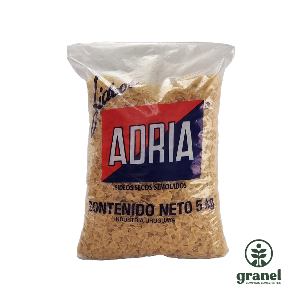 Fideos semolados moñitas Adria 5kg