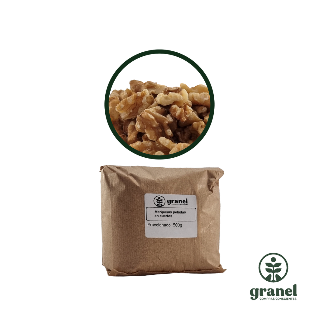 Nueces peladas en cuartos 500g