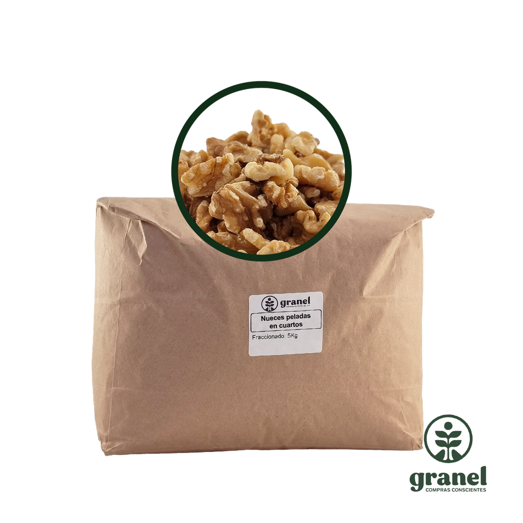 Nueces peladas en cuartos 5kg