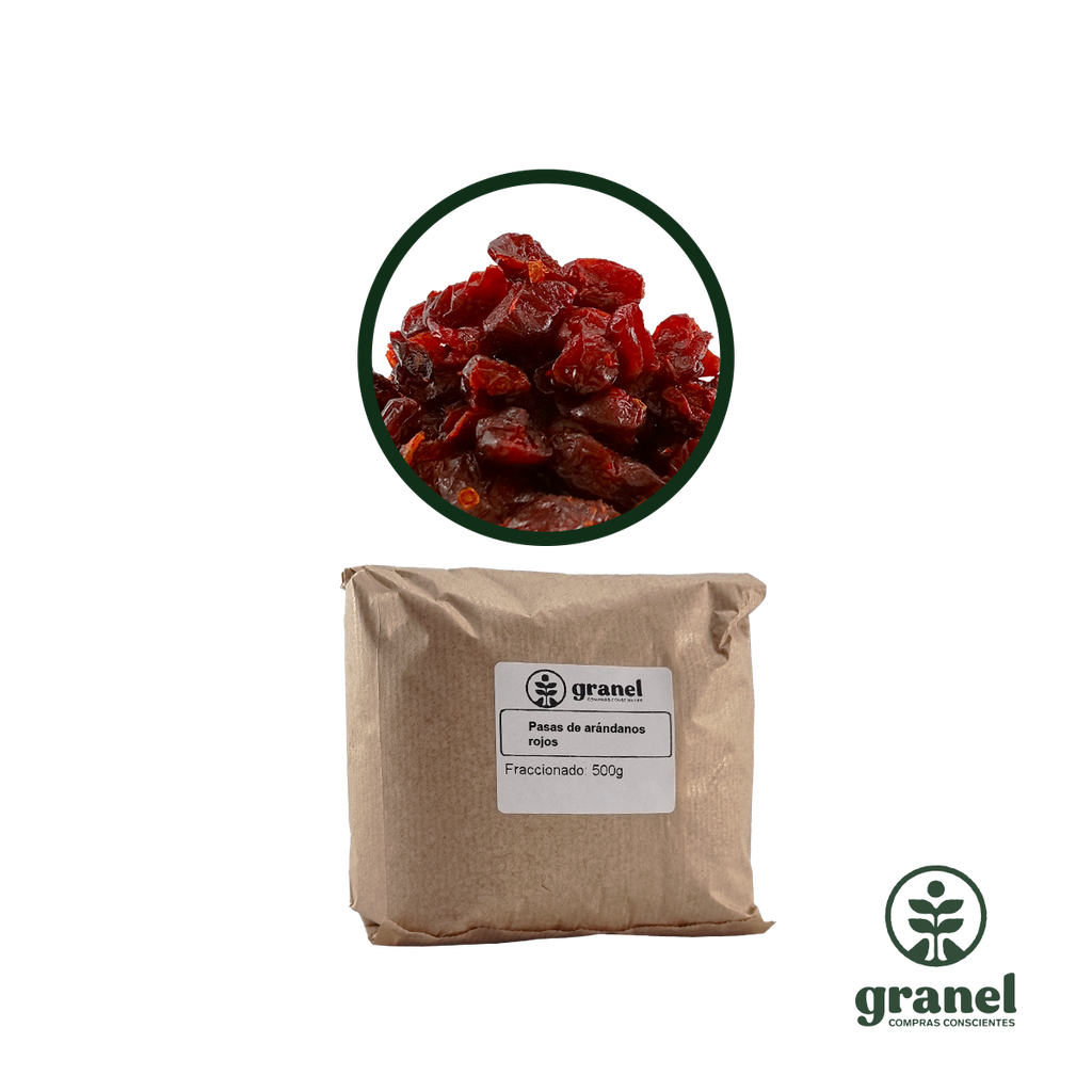 Pasas de arándanos rojos 500g