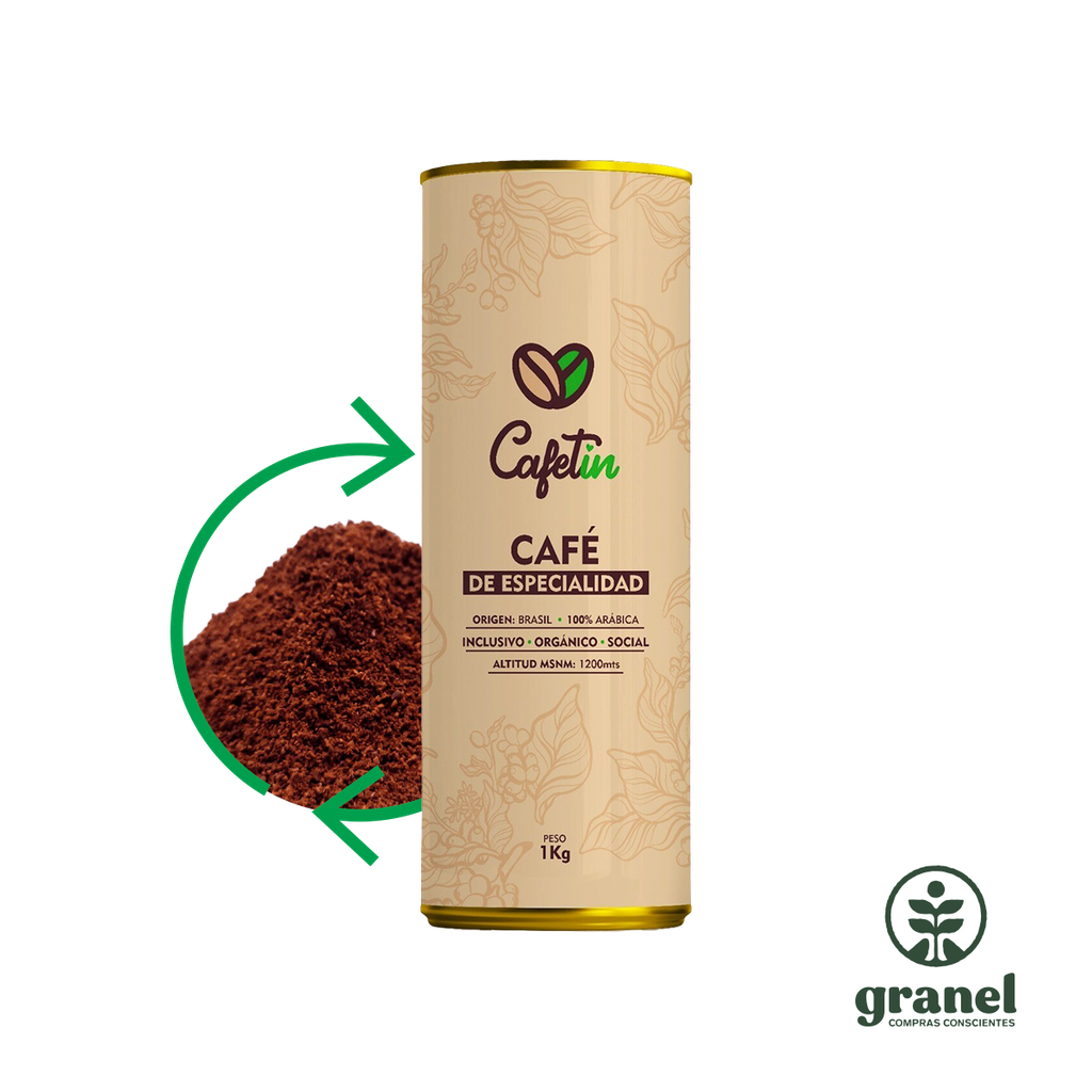 Recarga de café de especialidad orgánico Cafetín 1kg