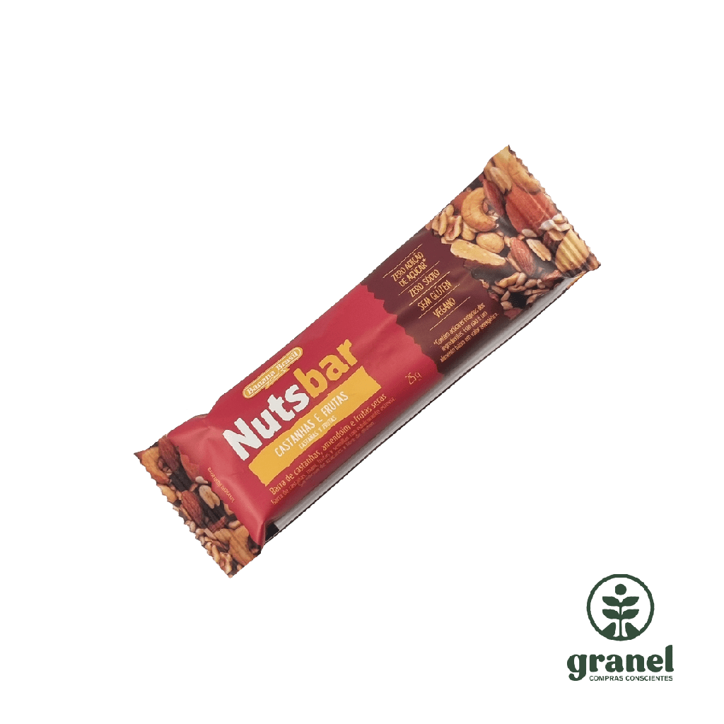 Barra de cereales de castañas y frutas Nutsbar 25g