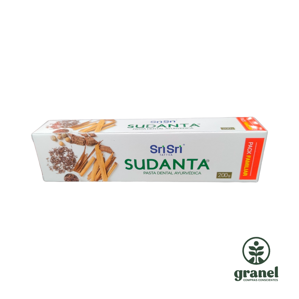 [9722] Pasta dental ayurvédica sabor canela Sudanta Sri Sri 200g