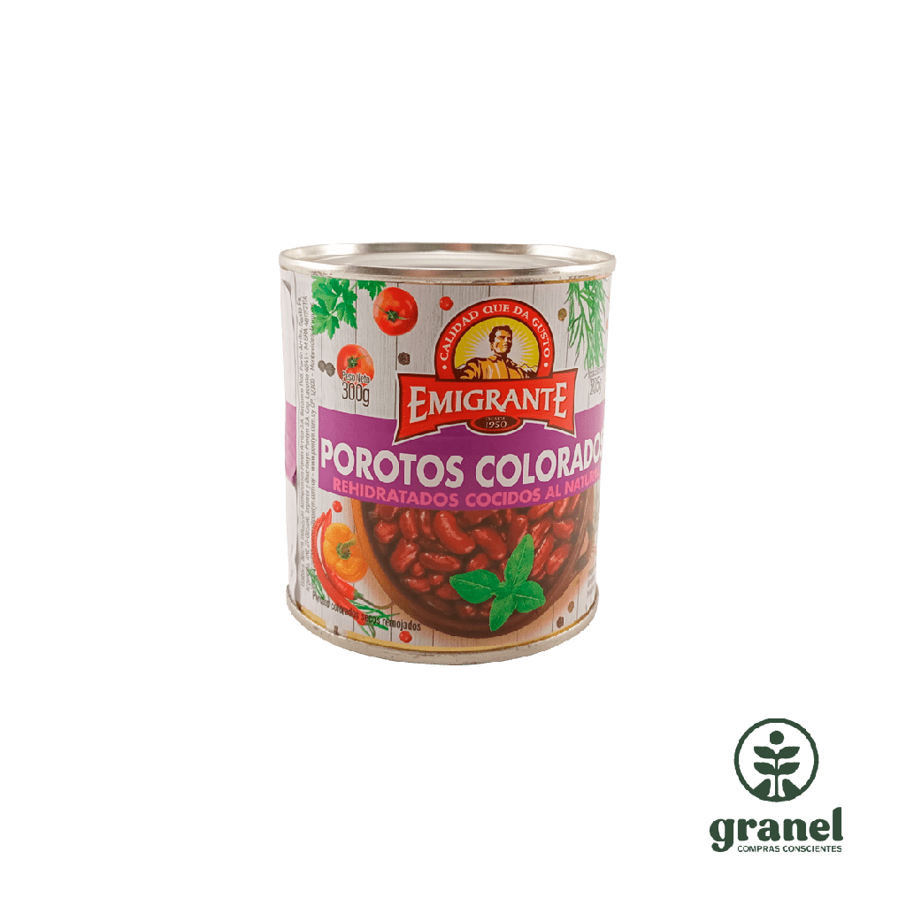 [10313] Porotos colorados en lata Emigrante 300grs