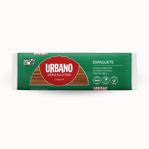 [10975] Fideos de arroz integral spaghetti sin gluten Urbano 500g