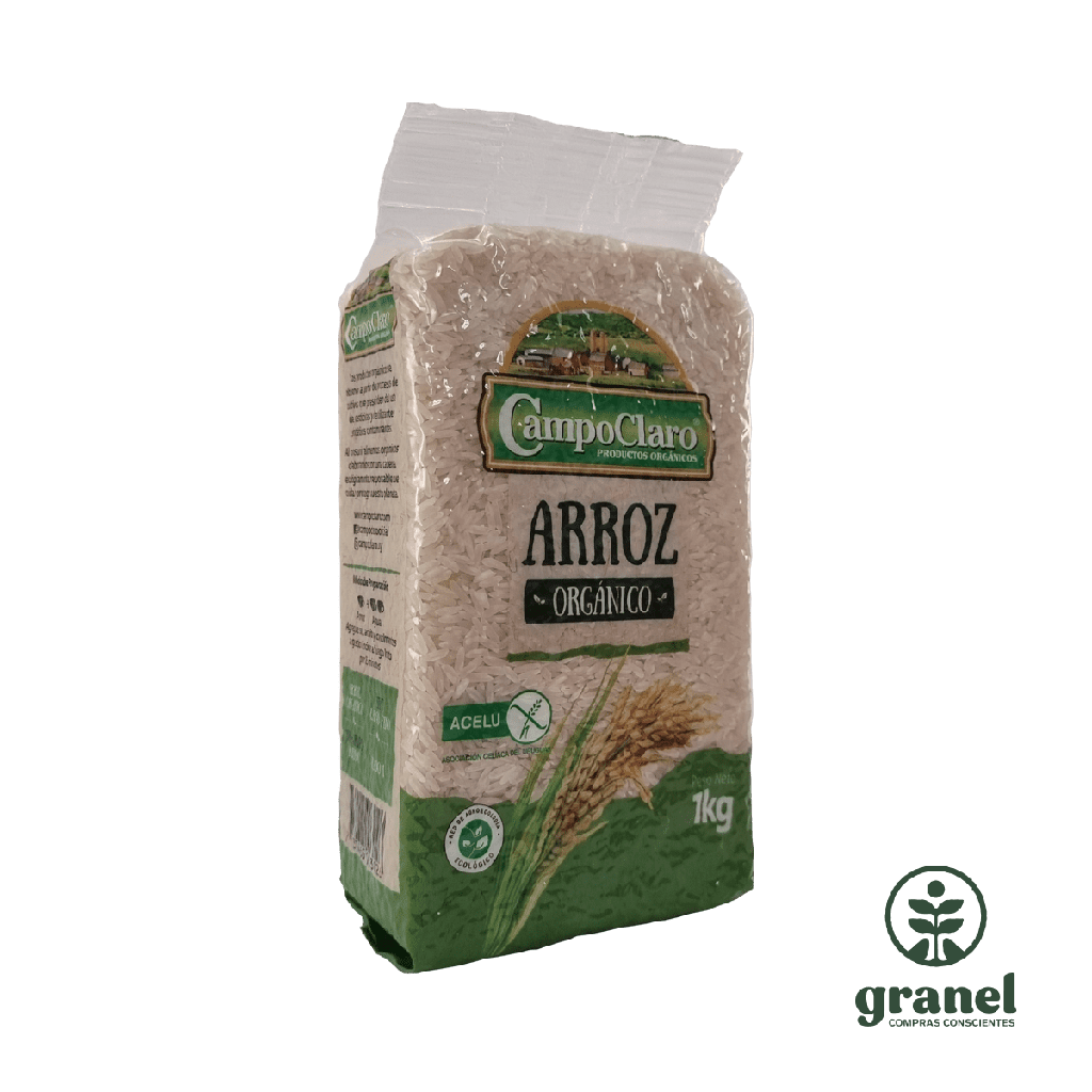 [3378] Arroz blanco orgánico Campo Claro 1kg