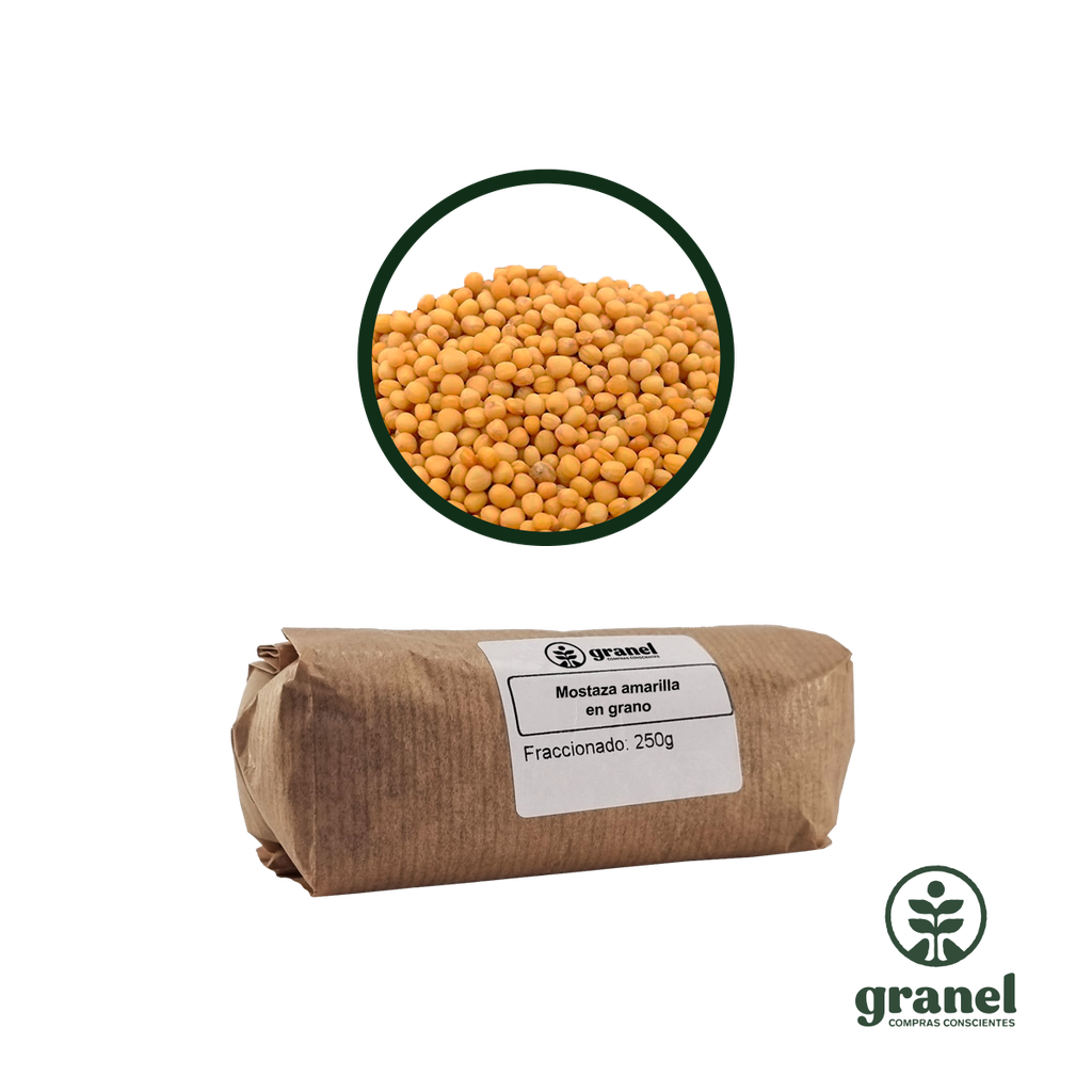 [6304] Mostaza amarilla en grano 250g