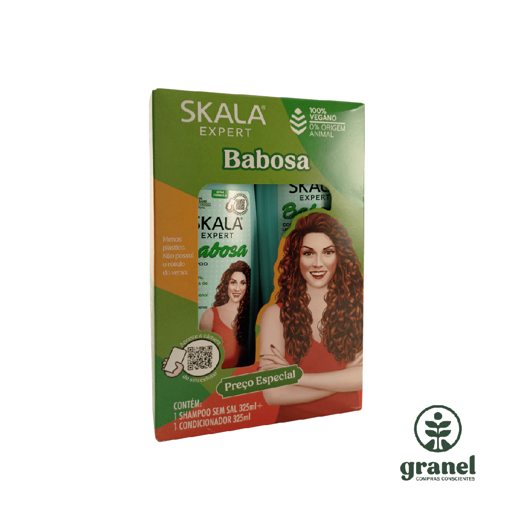 Kit shampoo y acondicionador sin sal aloe vera Skala 325ml