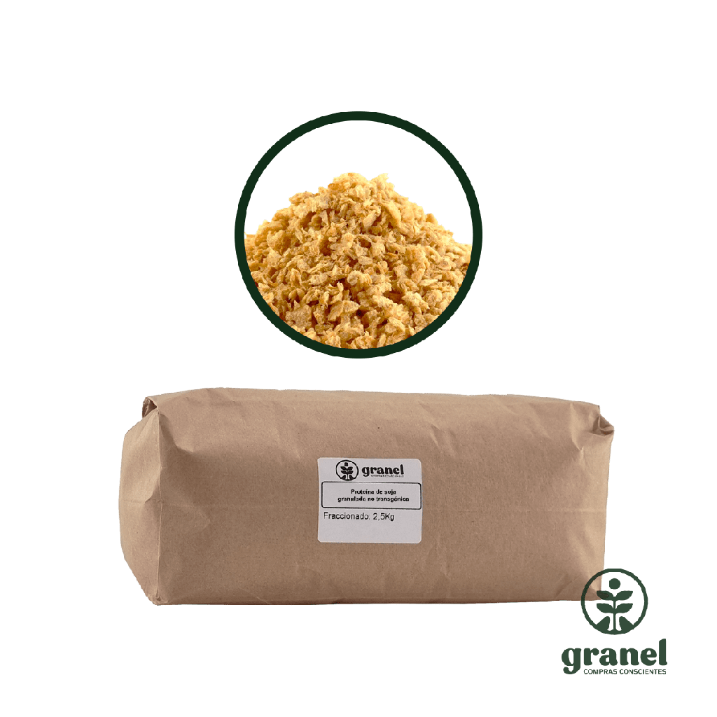 Proteína de soja granulada no transgénica 2,5kg