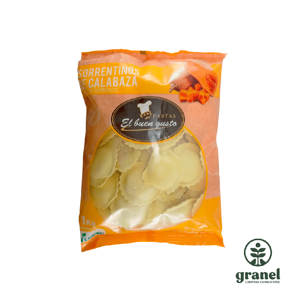 Sorrentinos de calabaza congelados El buen gusto 1kg