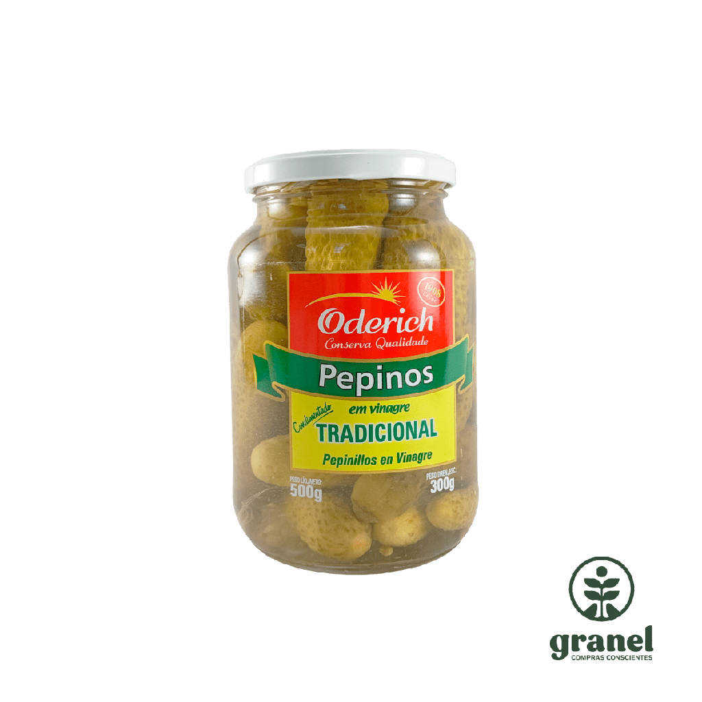 Pepinos en vinagre Oderich 500g