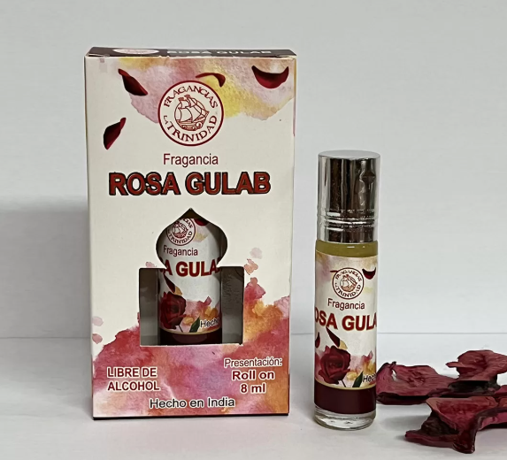 Fragancia Rosas-Gulab Roll On La Trinidad 8 Ml