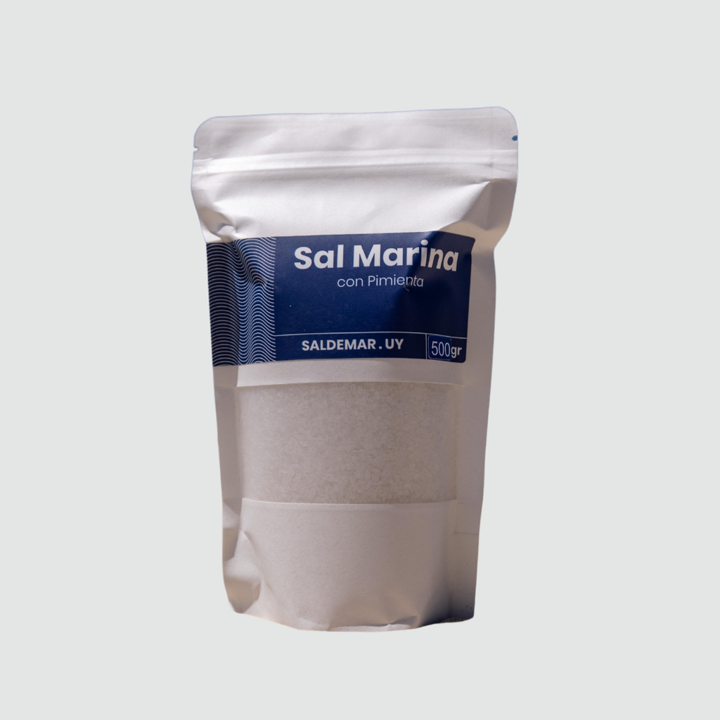 Sal marina con pimienta 500gr