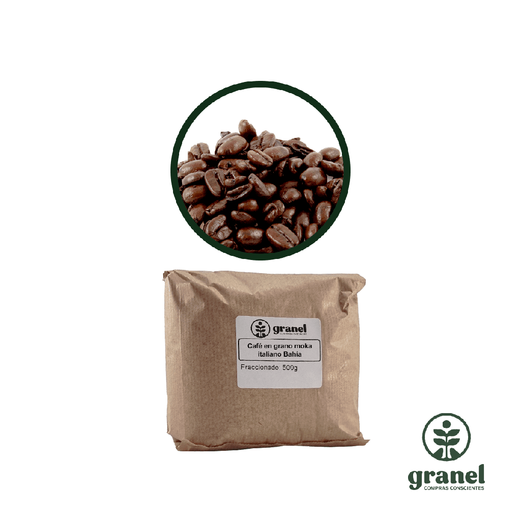 Café en grano moka italiano Bahía 500g