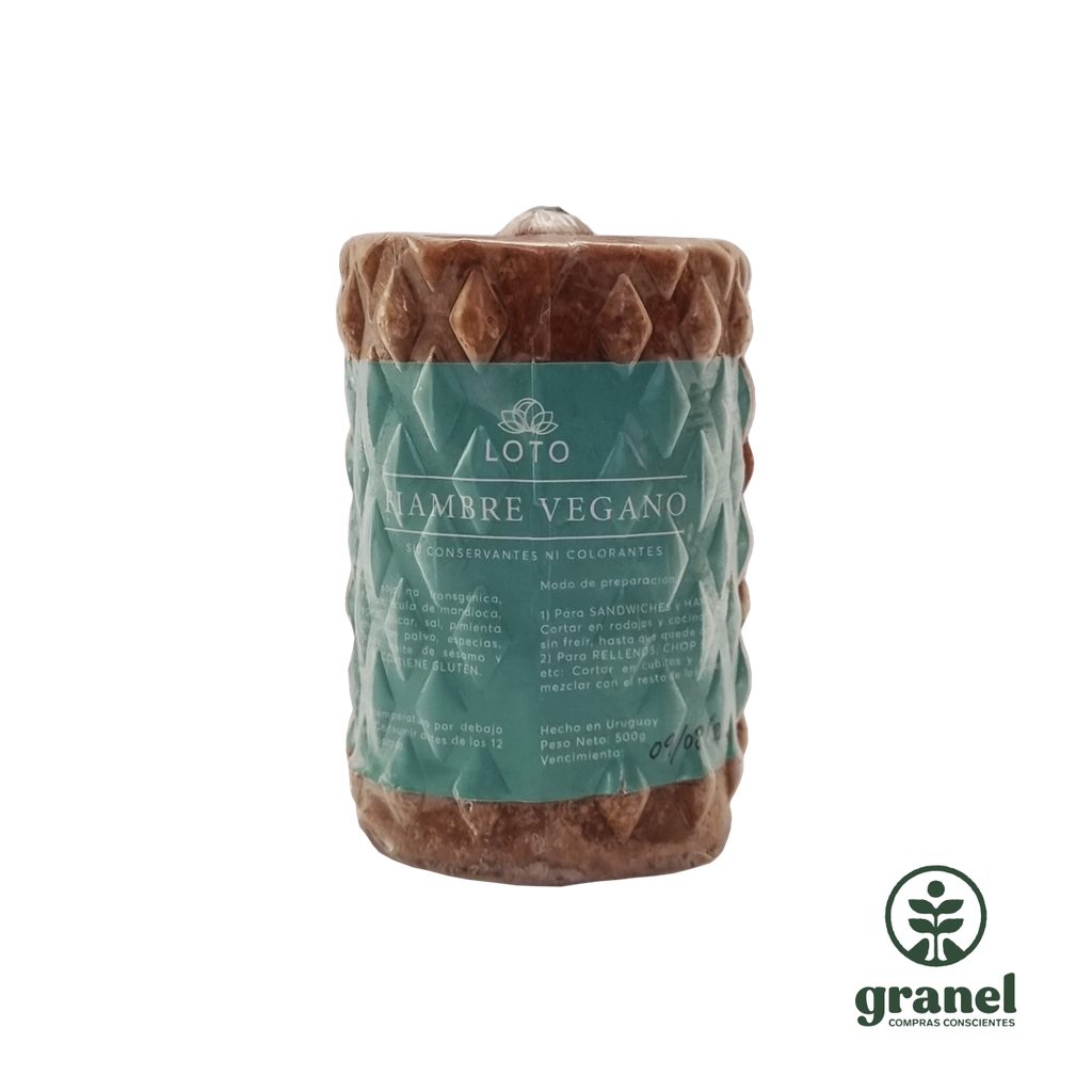 Fiambre vegano Loto congelado 500g