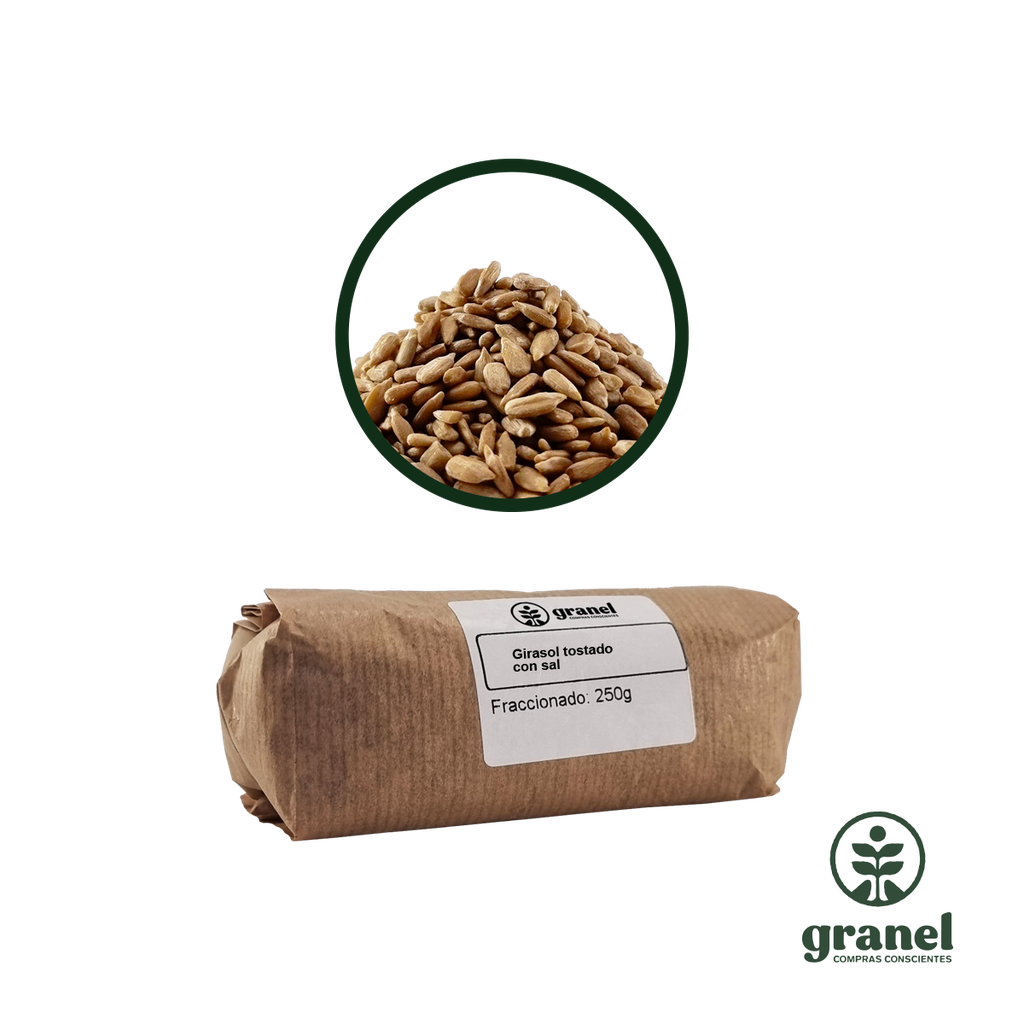 Girasol tostado con sal 250g
