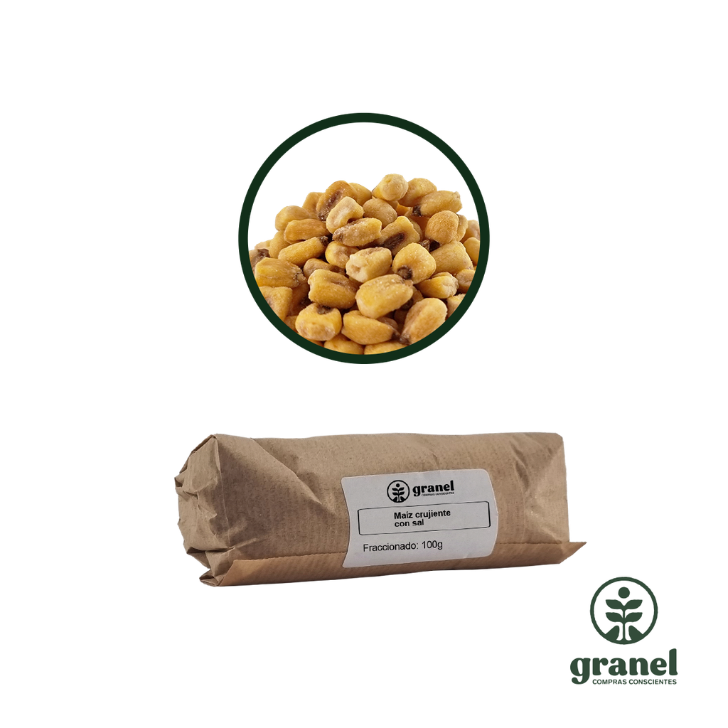 Maíz crujiente con sal 100g