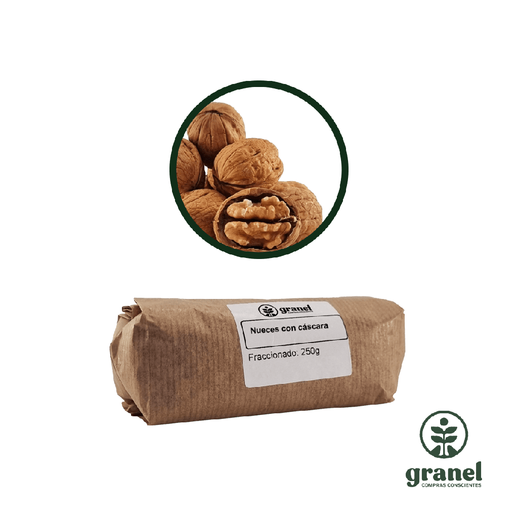 Nueces con cáscara 250g