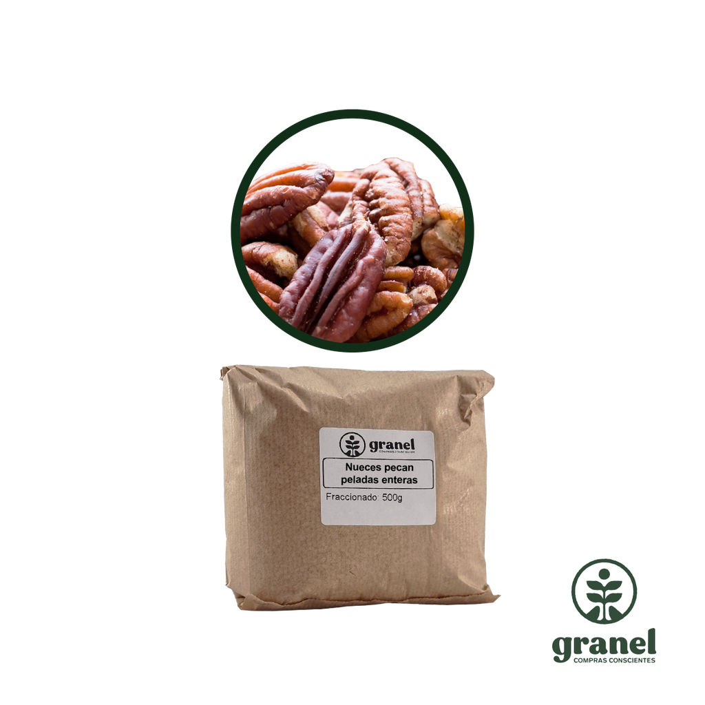 Nueces pecan peladas enteras 500g