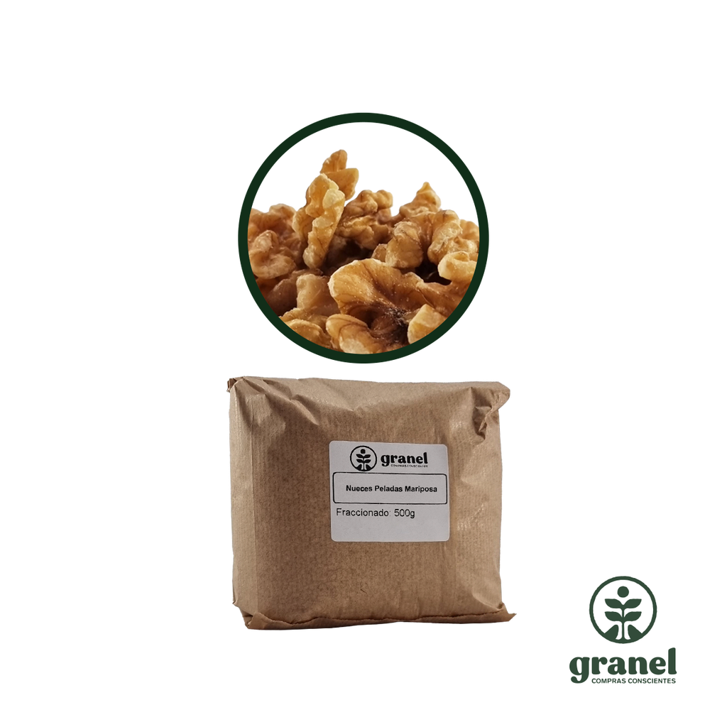 Nueces peladas mariposa 500g