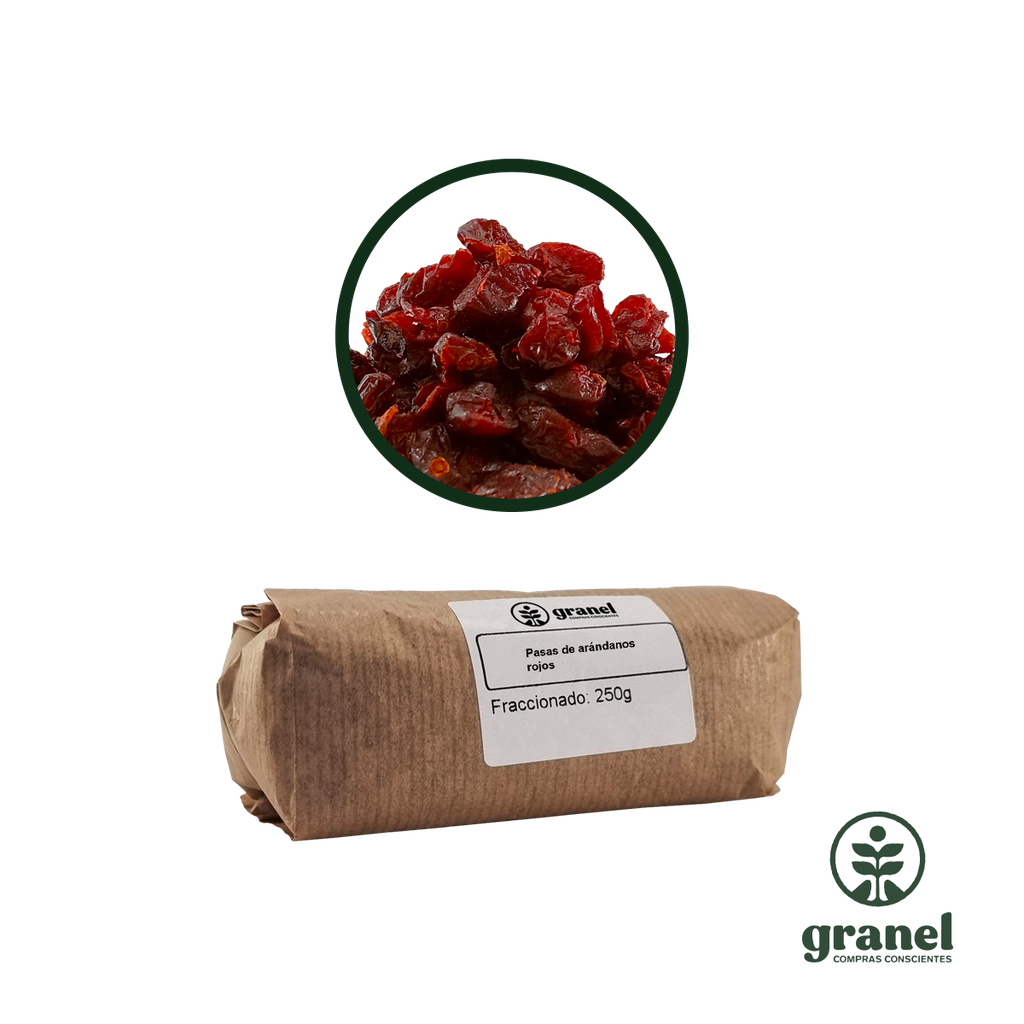 Pasas de arándanos rojos 250g