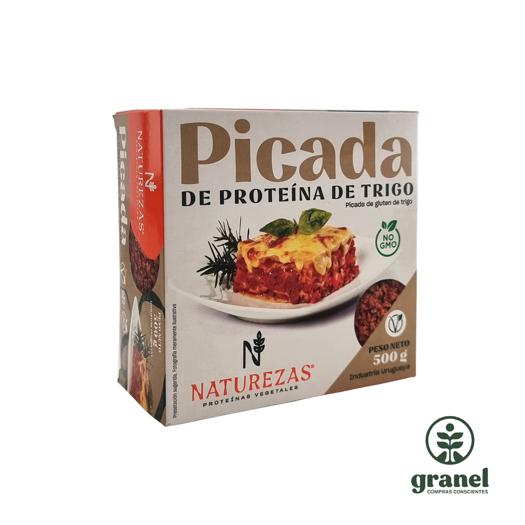 Picada de proteína de trigo Naturezas congelada 500g