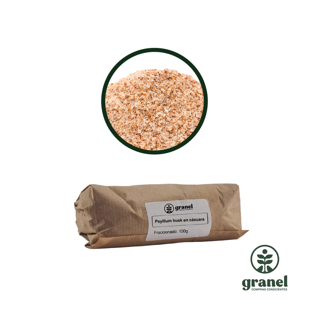 Psyllium husk en cáscara 100g