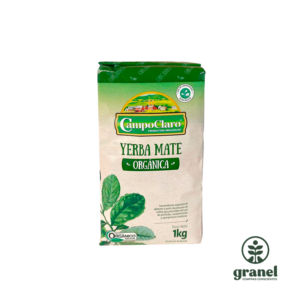 Yerba mate orgánica Campo Claro 1kg