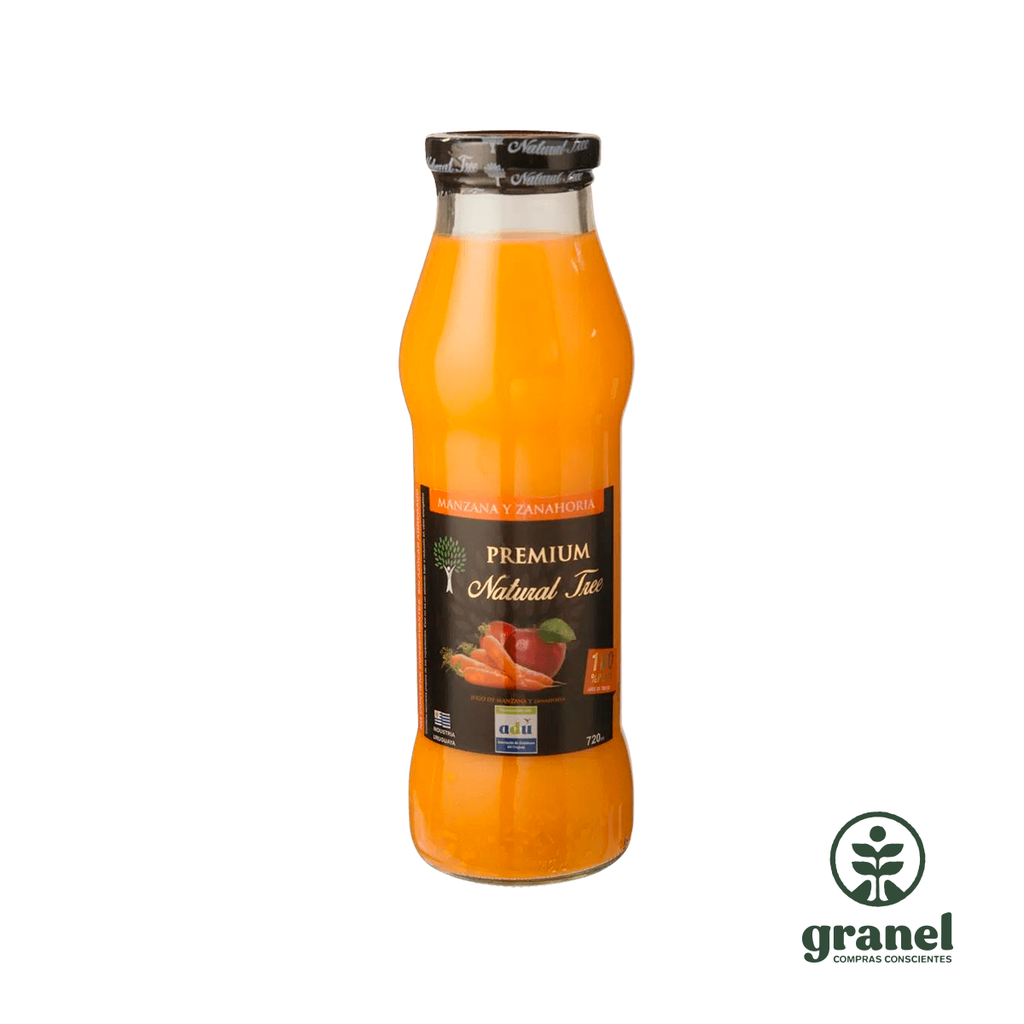 Jugo natural de manzana y zanahoria Natural Tree 720ml [ARCH]