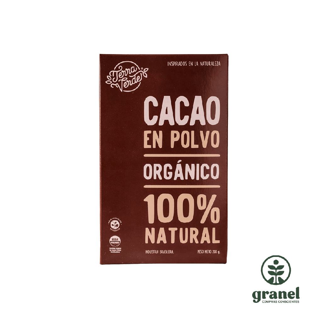 Cacao Orgánico Terra Verde 200g