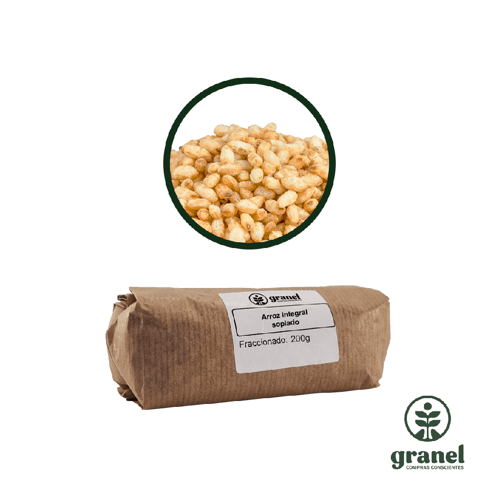 Arroz integral soplado 250g