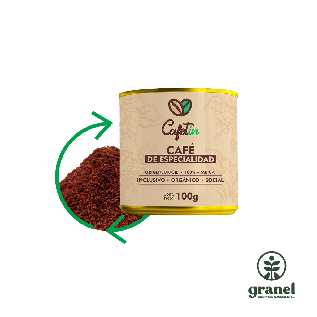 Recarga de café de especialidad orgánico Cafetín 100g