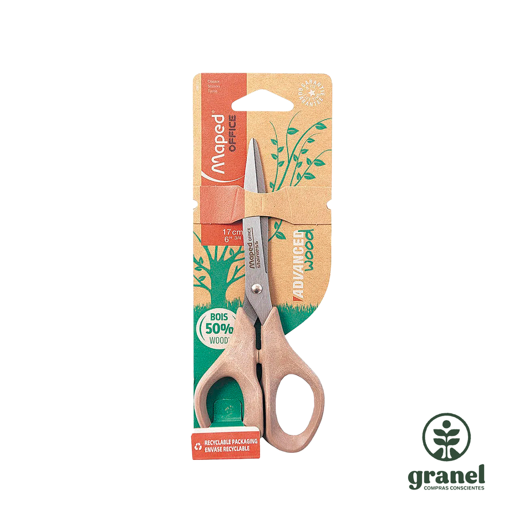 Tijera Advanced Wood Maped 17 cm [arch]