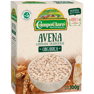 Alimentos / Cereales / Avena / Avena laminada orgánica Campo Claro