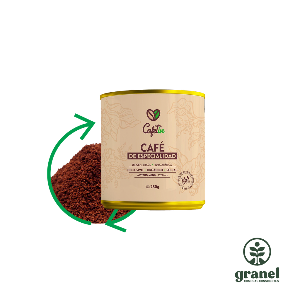 Recarga de café de especialidad orgánico Cafetín 250g