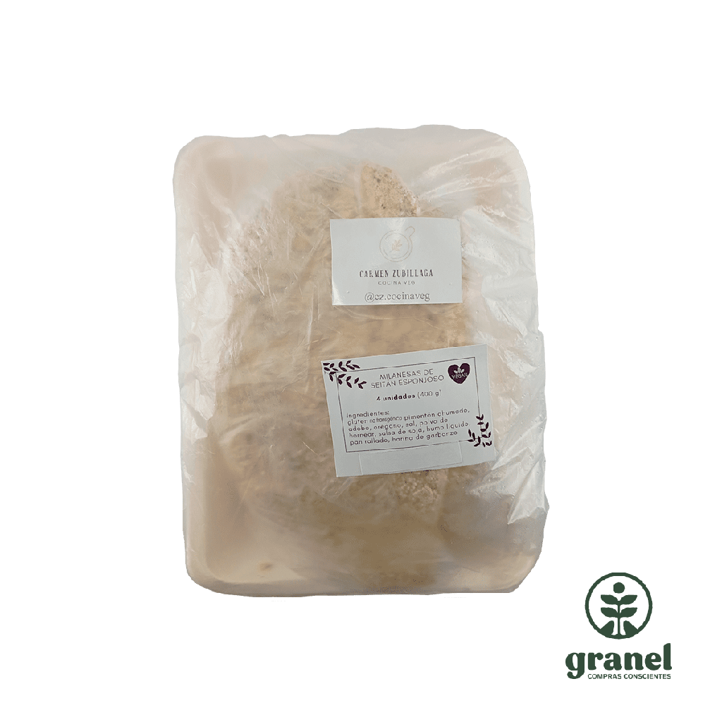 Milanesas de seitán esponjoso Carmen congeladas 400g