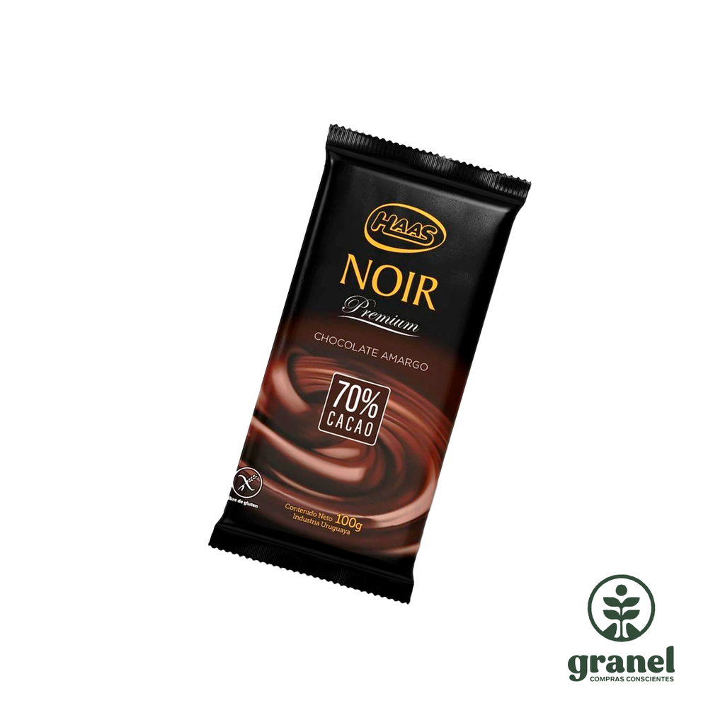 [3557] Chocolate amargo 70% Noir Haas 100g