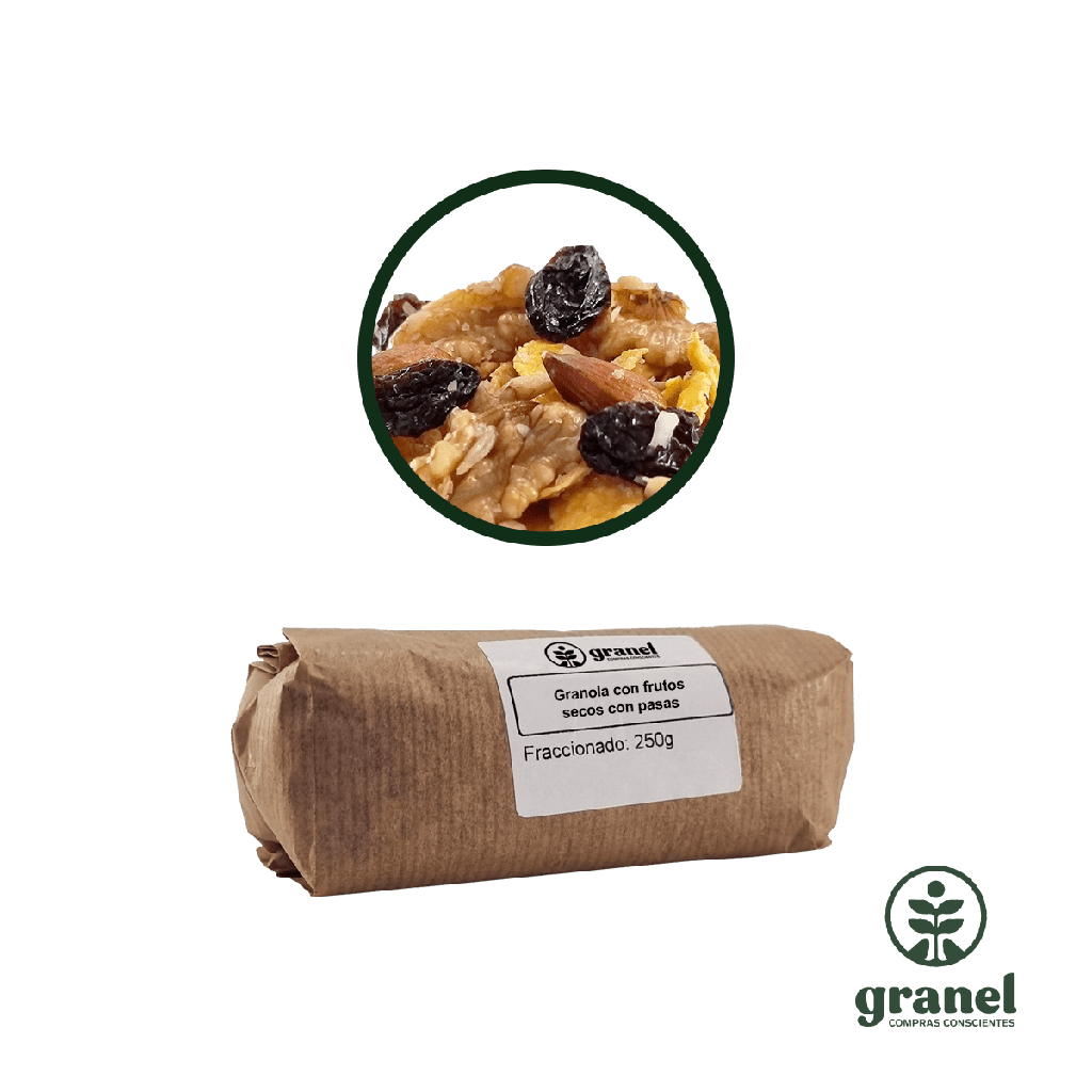 [5974] Granola con frutos secos con pasas 250g