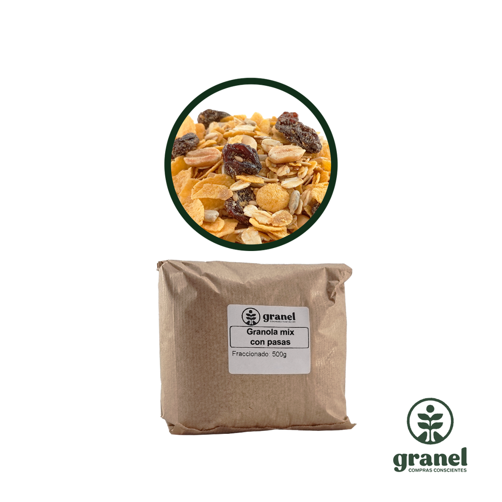 [5983] Granola mix con pasas 500g