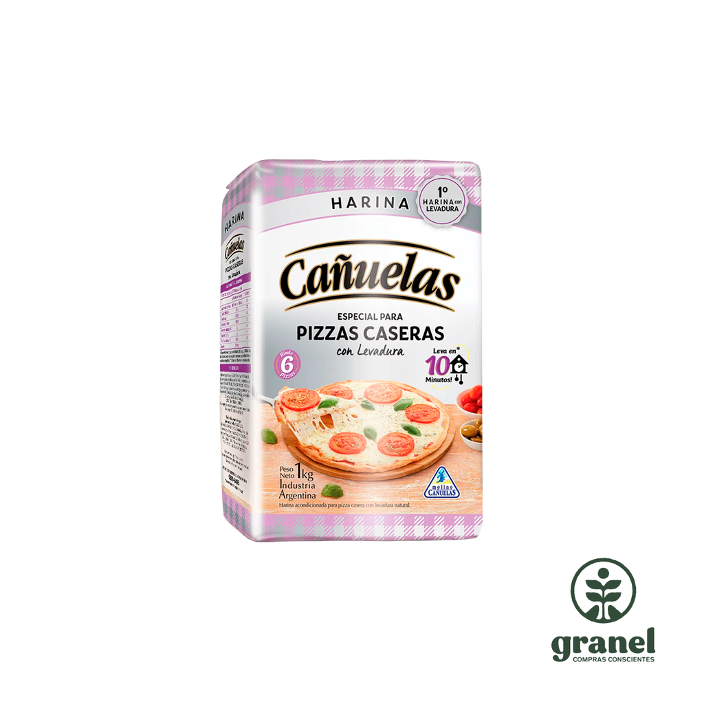 [6034] Harina de trigo con levadura para pizza Cañuelas 1kg