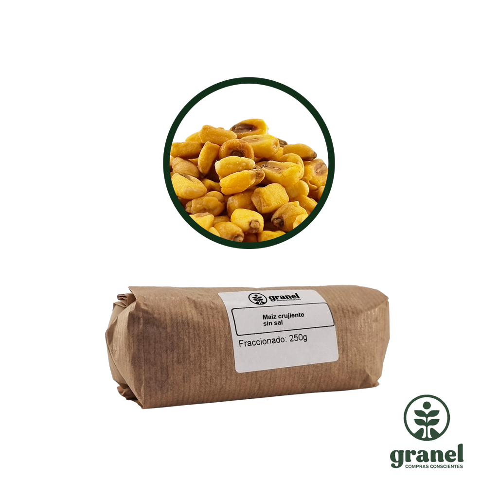 Maíz crujiente sin sal 250g