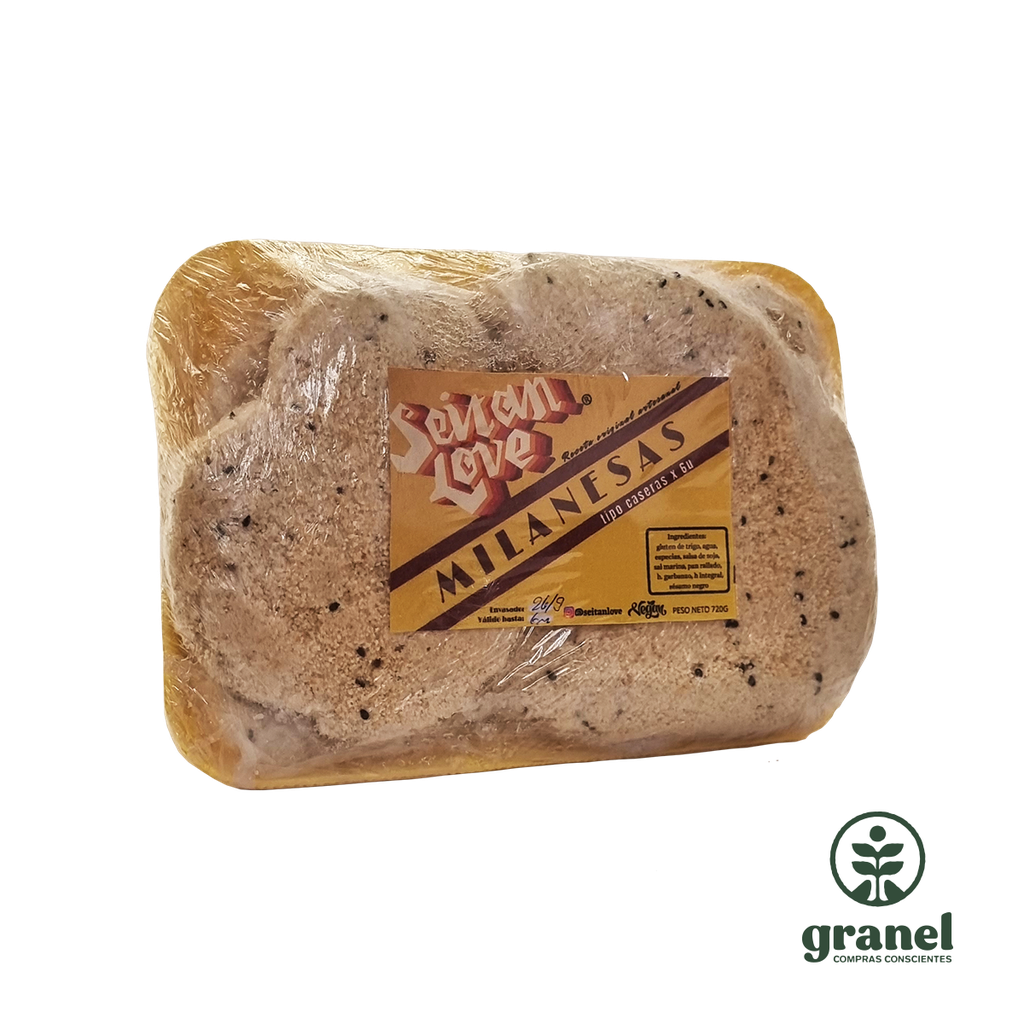 Milanesas de seitán SeitanLove congeladas 720g